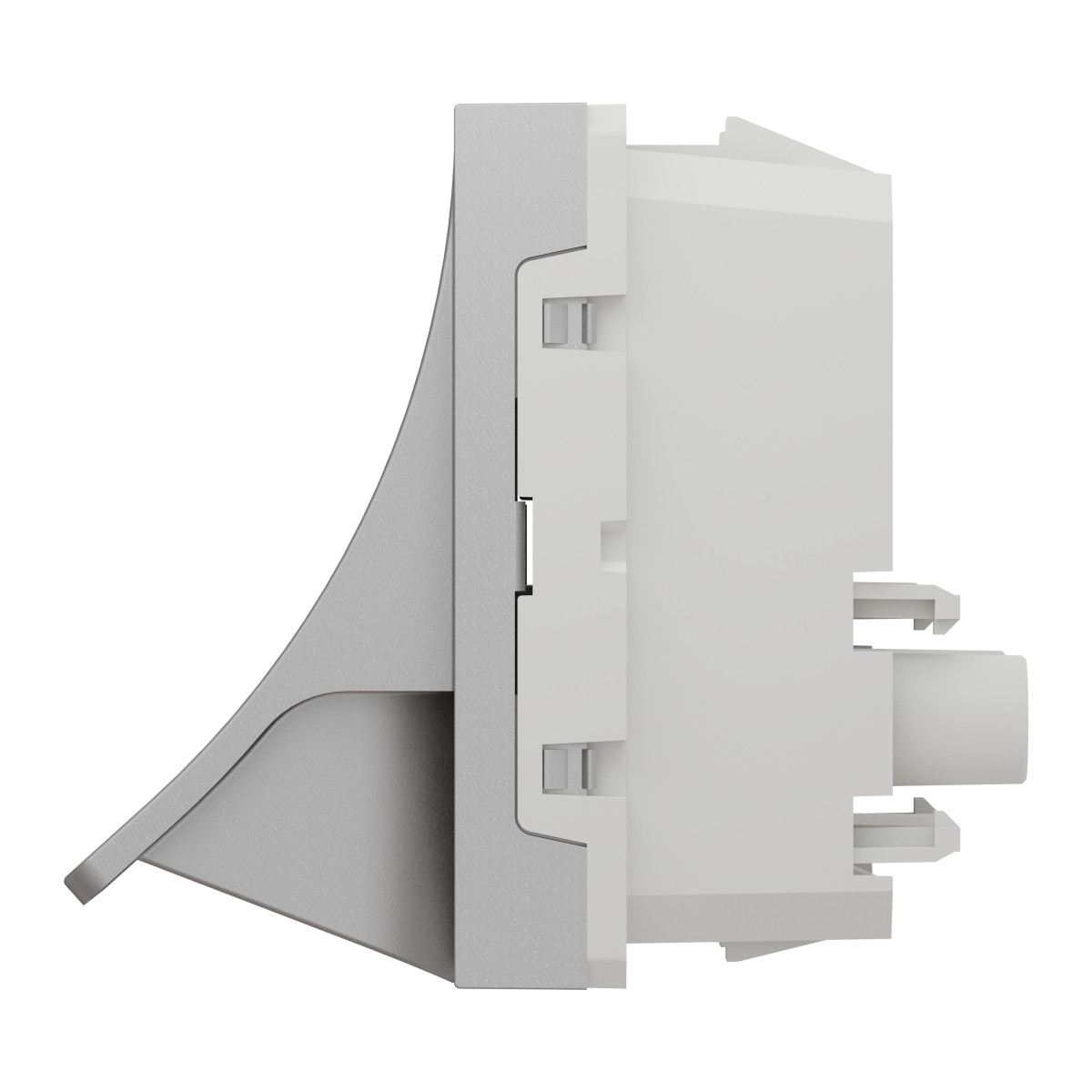 Вивід кабеля 16А 2 модуля алюміній - Зображення shnider_NU386230_IOP-right_WD19.jpg