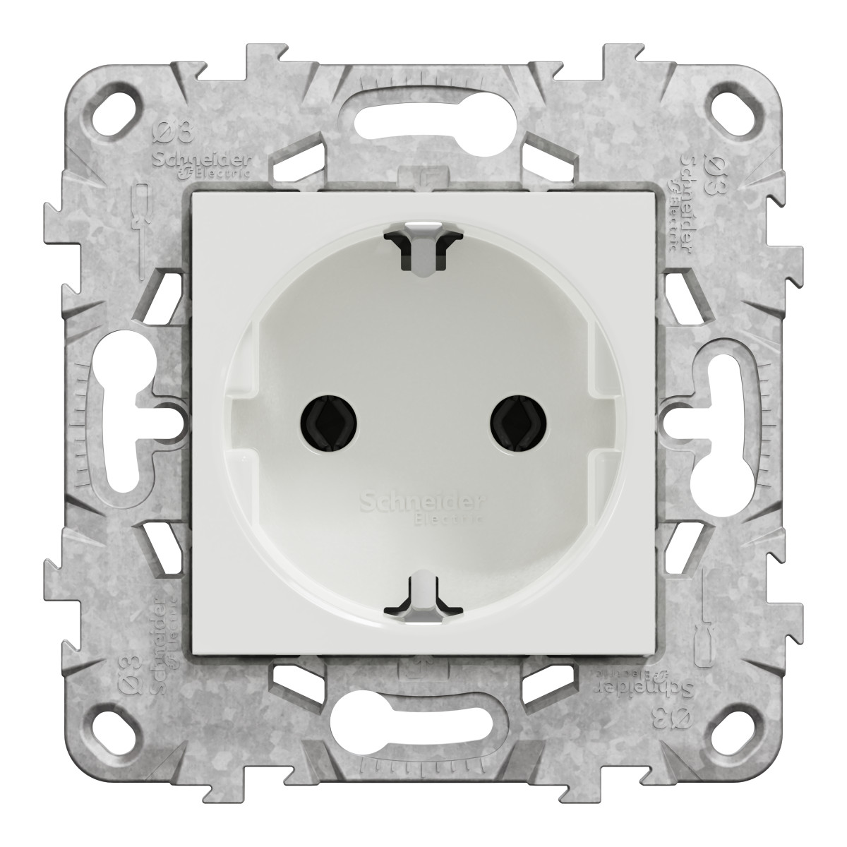 Роз з з-к без штор 16А гвинт зажим біл - Зображення shnider_NU503618_IOP-front_CL.jpg