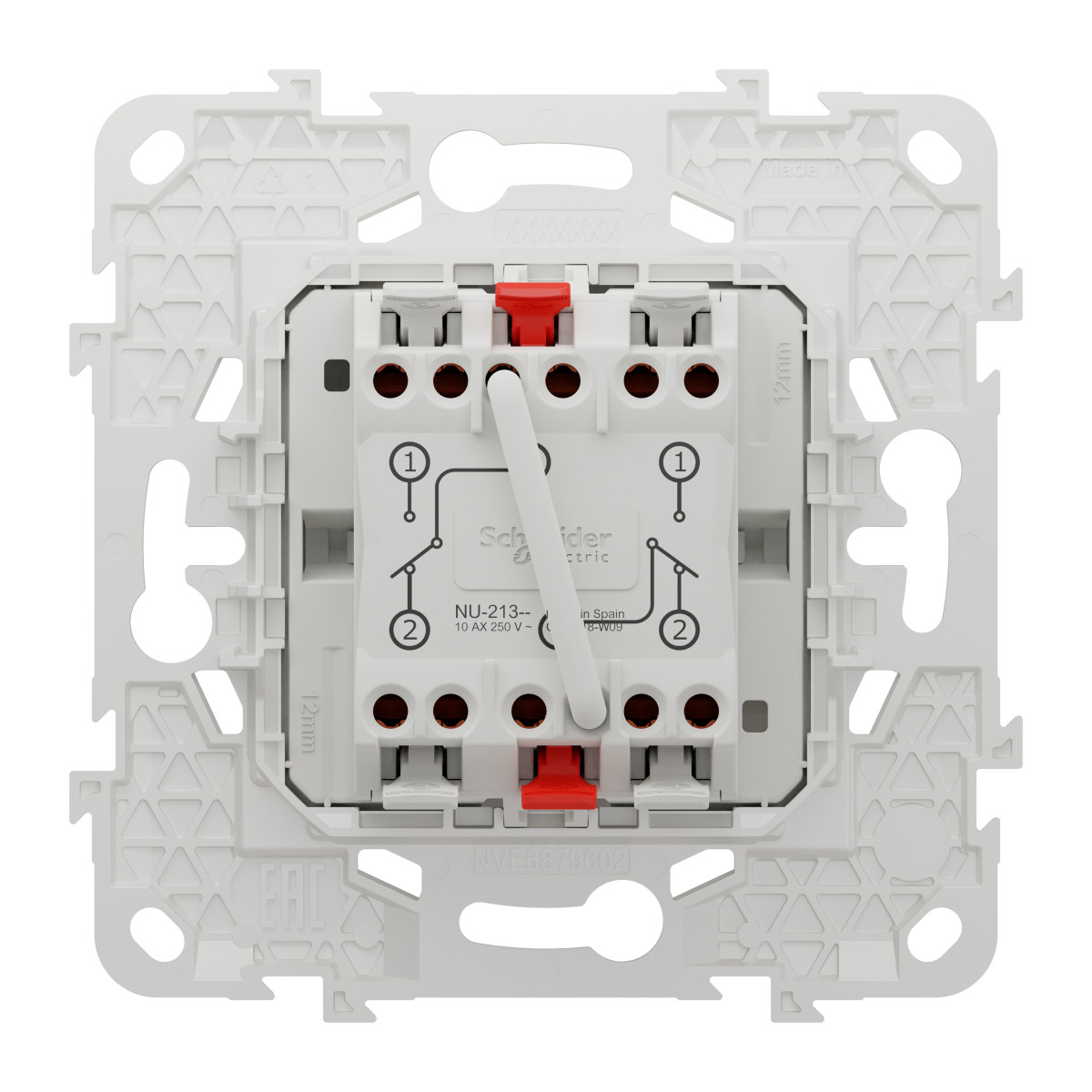 Перем. 2-кл. 2 x сх.6, 10А біл - Зображення shnider_NU521318_IOP-back_WD19.jpg