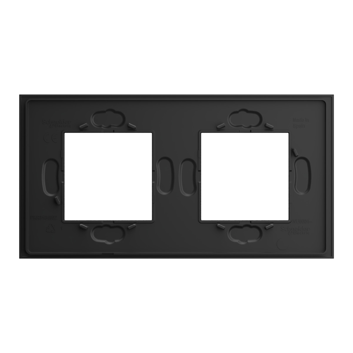 Рамка 2-постова Unica Deco Material, камінь - Зображення shnider_NU600477_IOP-Back.jpg