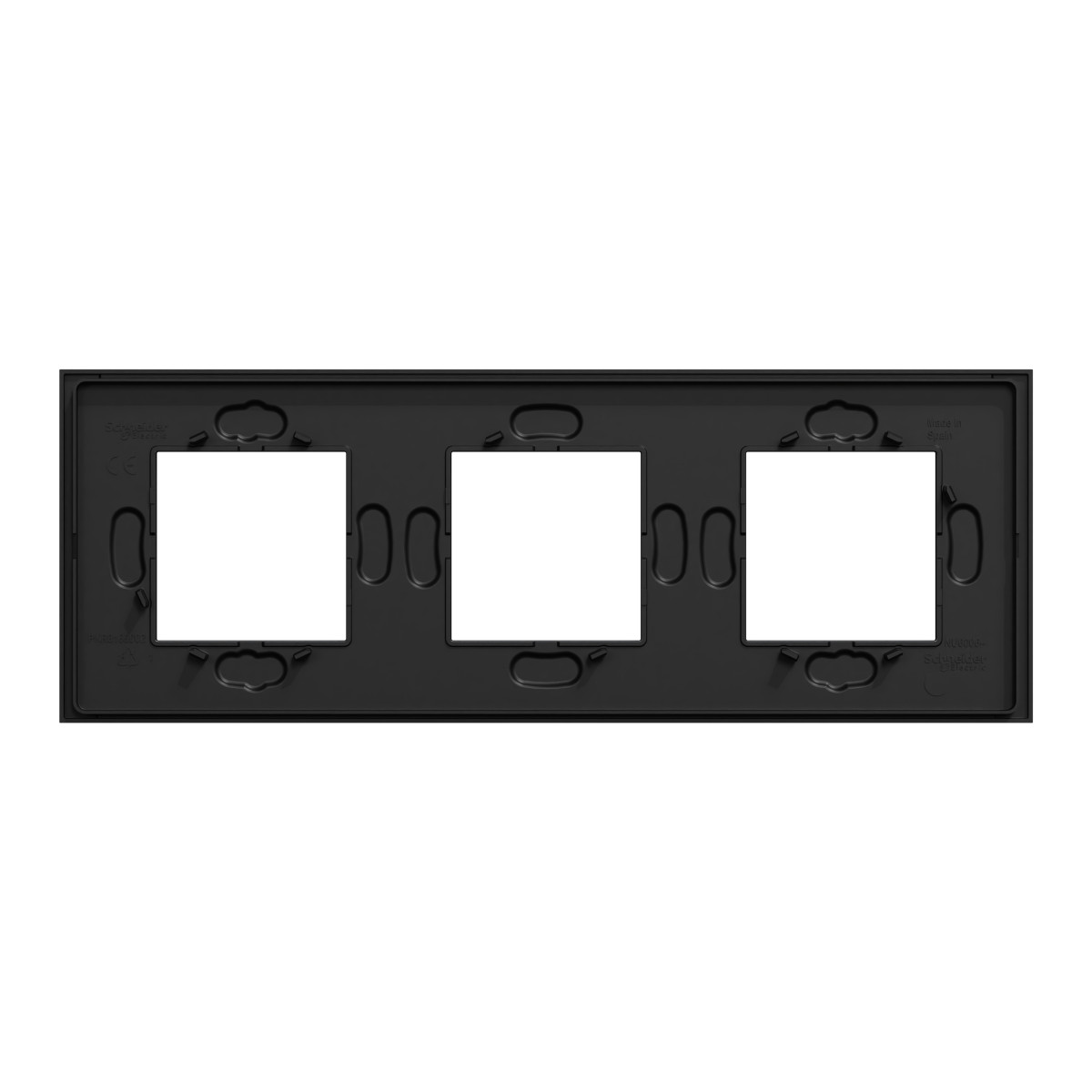 Рамка 3-постова Unica Deco Material, каучук - Зображення shnider_NU600672_IOP-Back.jpg