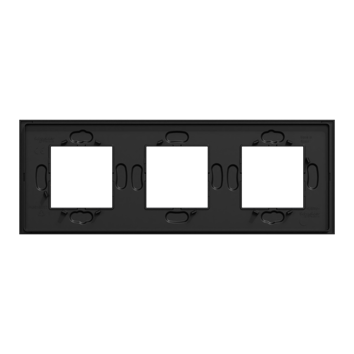 Рамка 3-постова Unica Deco Material, чорний папір - Зображення shnider_NU600674_IOP-Back.jpg