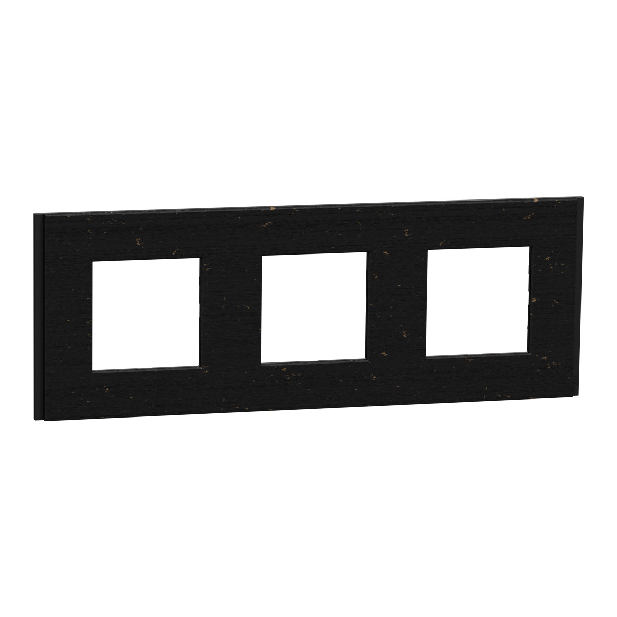 Рамка 3-постова Unica Deco Material, чорний папір - Зображення
