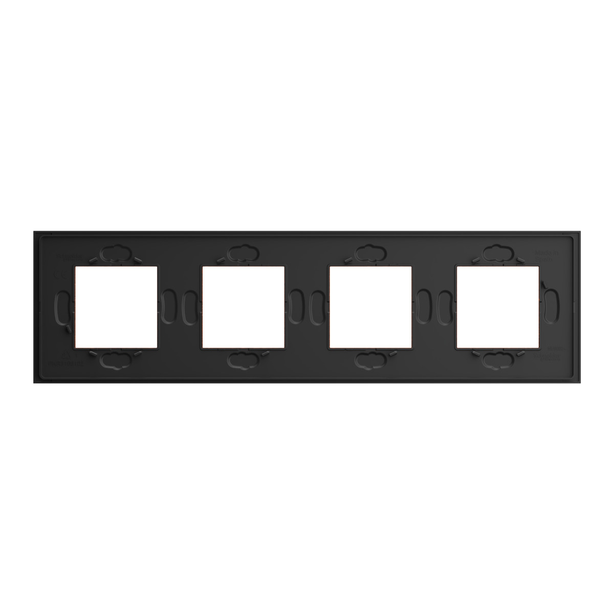 Рамка 4-постова Unica Deco Material, теракотовий - Зображення shnider_NU600871_IOP-Back.jpg