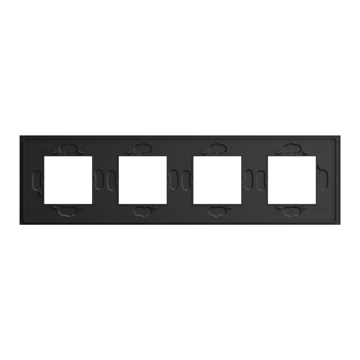 Рамка 4-постова Unica Deco Material, камінь - Зображення shnider_NU600877_IOP-Back.jpg