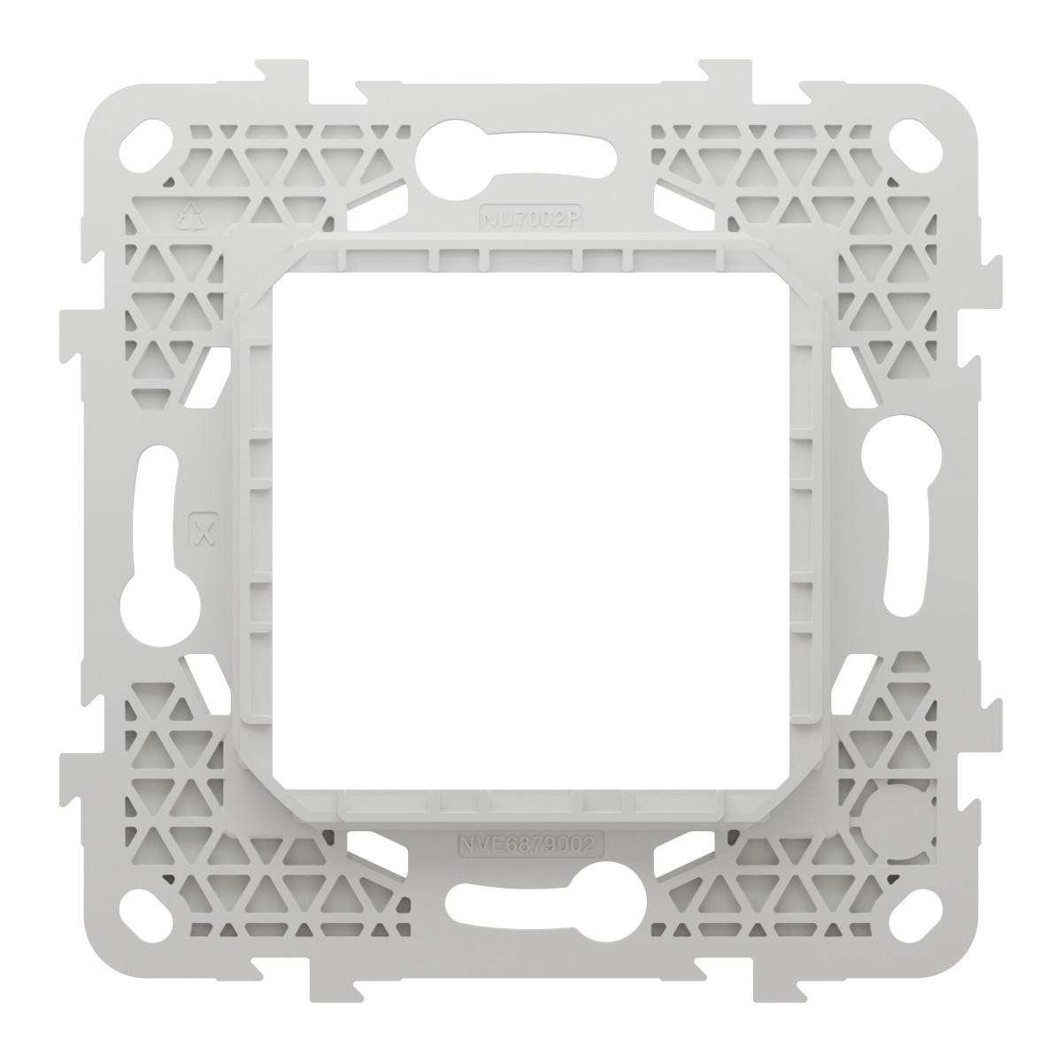 Супорт пластиковий 2 модуля - Зображення shnider_NU7002P_IOP-back_WD19.jpg