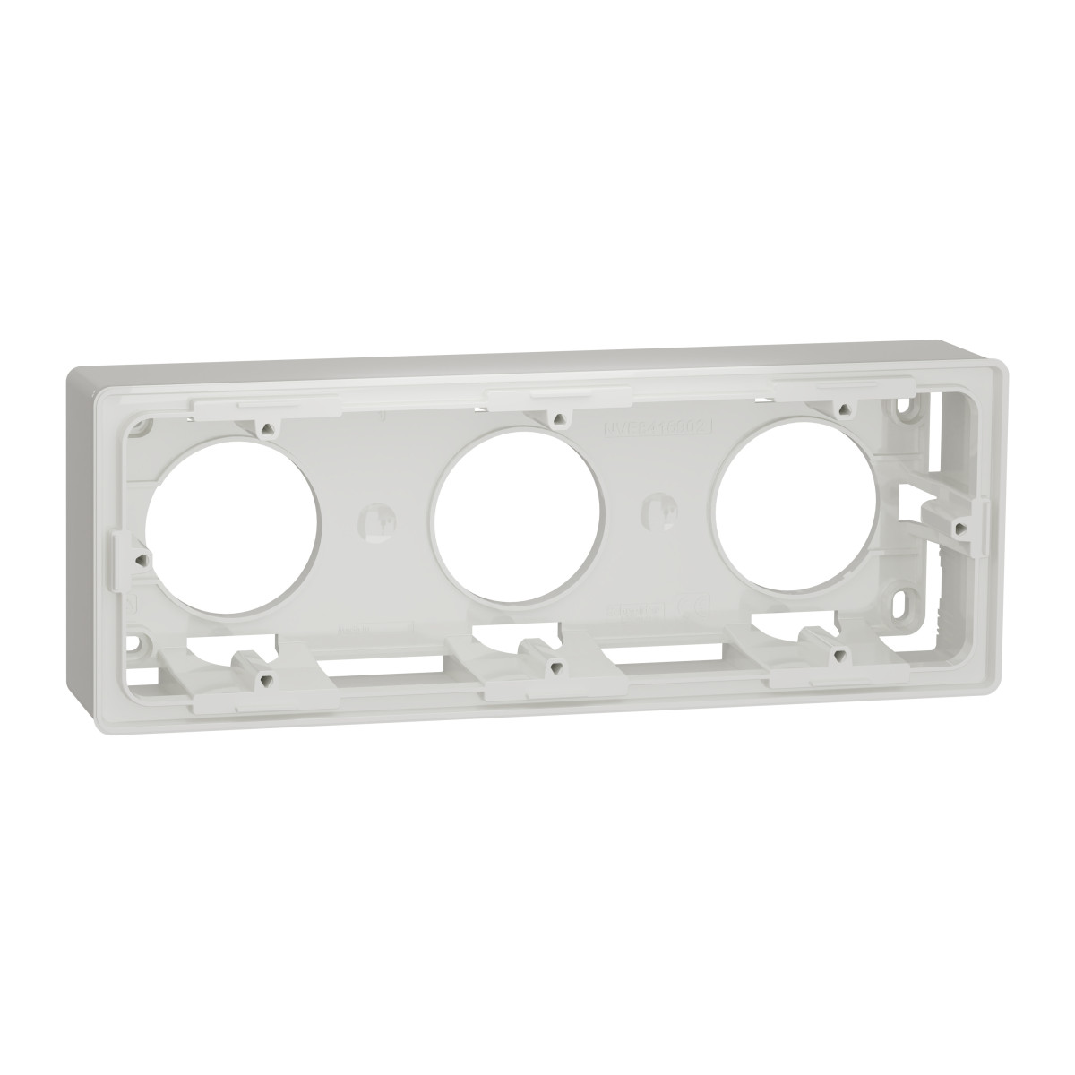Коробка для відкритого встановлення 3-пости білий - Зображення