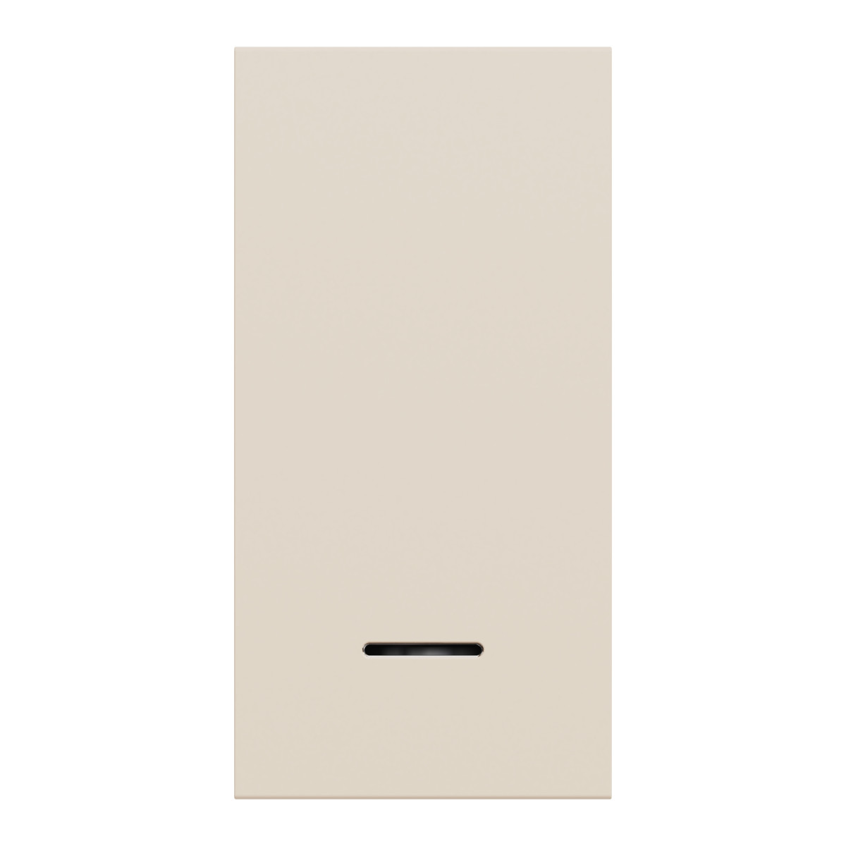 Клавіша для вимикача, 1 модуль, бежевий, New Unica - Зображення shnider_NU910044N_IOP-front_CL.jpg