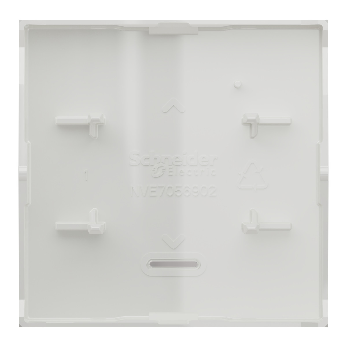 Накладка Unica New 2 модулі, білий - Зображення shnider_NU920018N_IOP-back_WD19.jpg