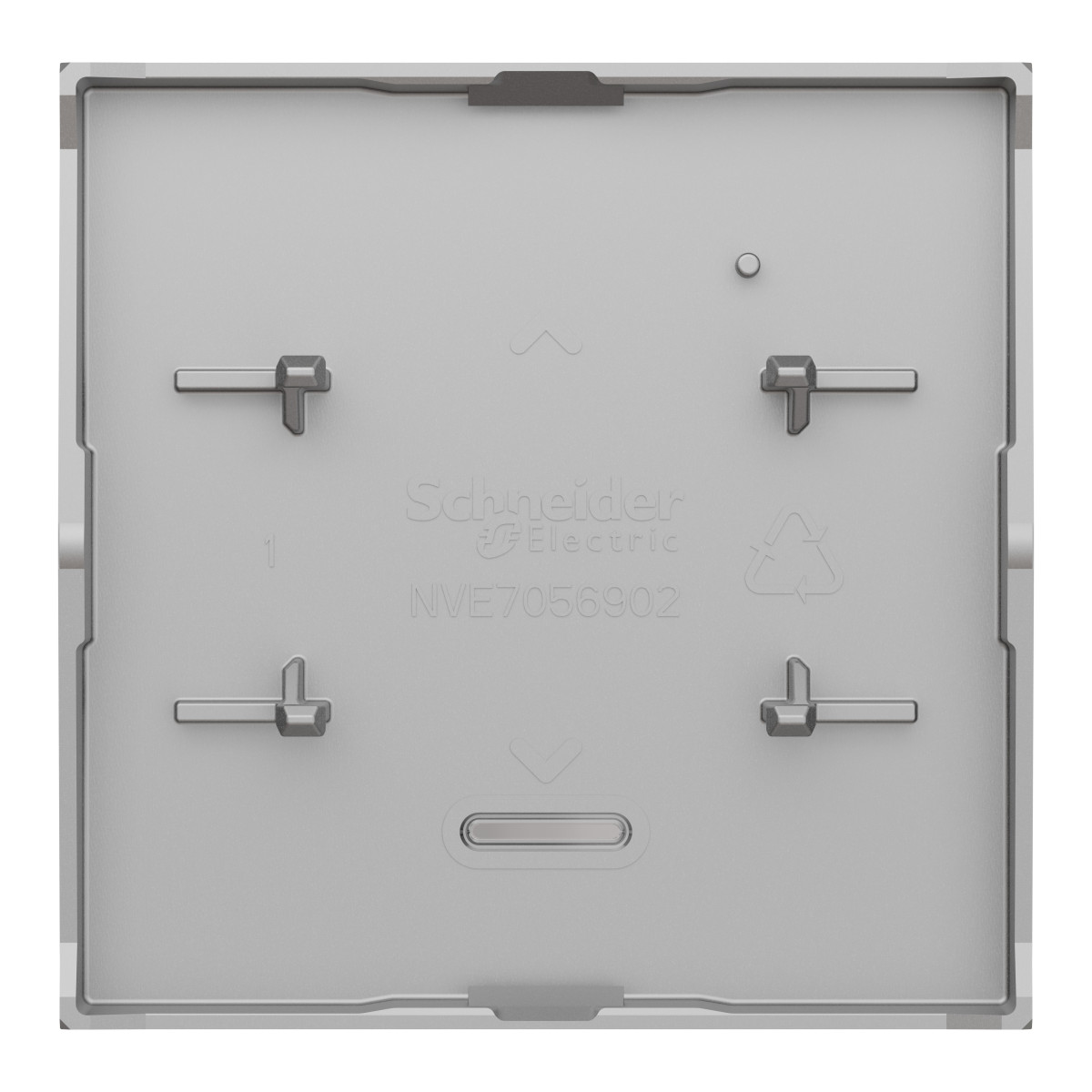 Накладка Unica New 2 модулі, алюміній - Зображення shnider_NU920030N_IOP-back_WD19.jpg