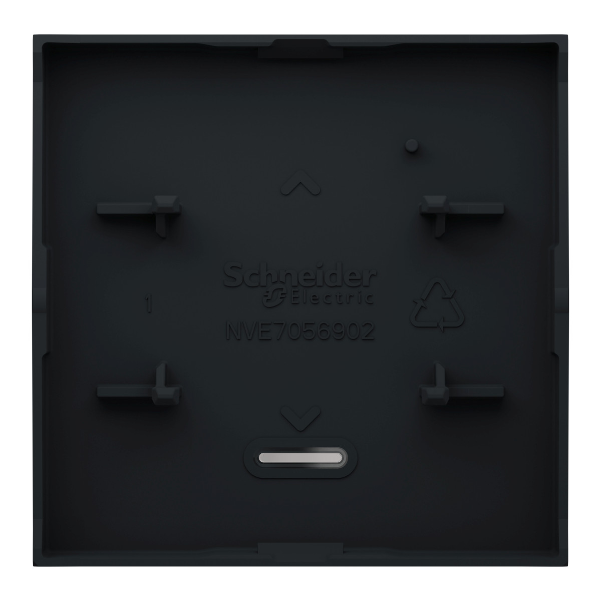 Накладка Unica New 2 модулі, антрацит - Зображення shnider_NU920054N_IOP-back_WD19.jpg