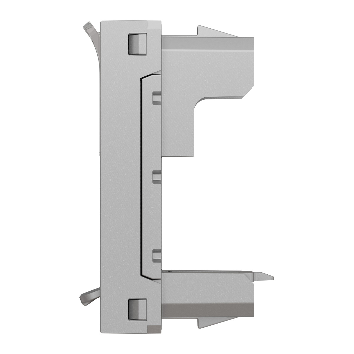 RJ45 накладка 1 модуль алюміній - Зображення shnider_NU941030_IOP-right_WD19.jpg