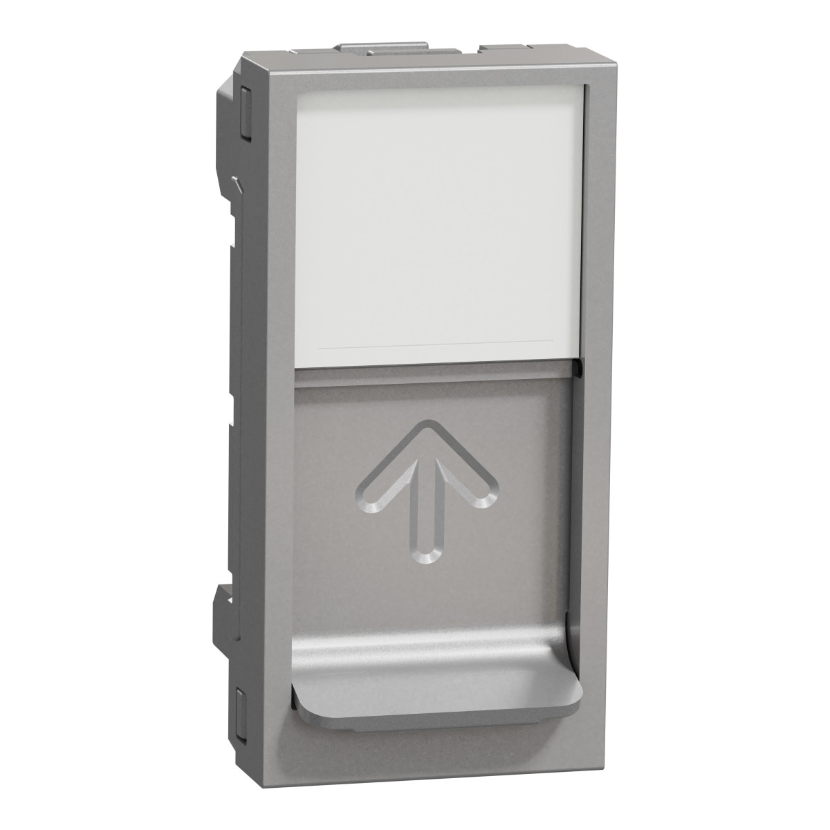 Центральна плата RJ45Keystone-Systimax 1 модуль алюміній - Зображення