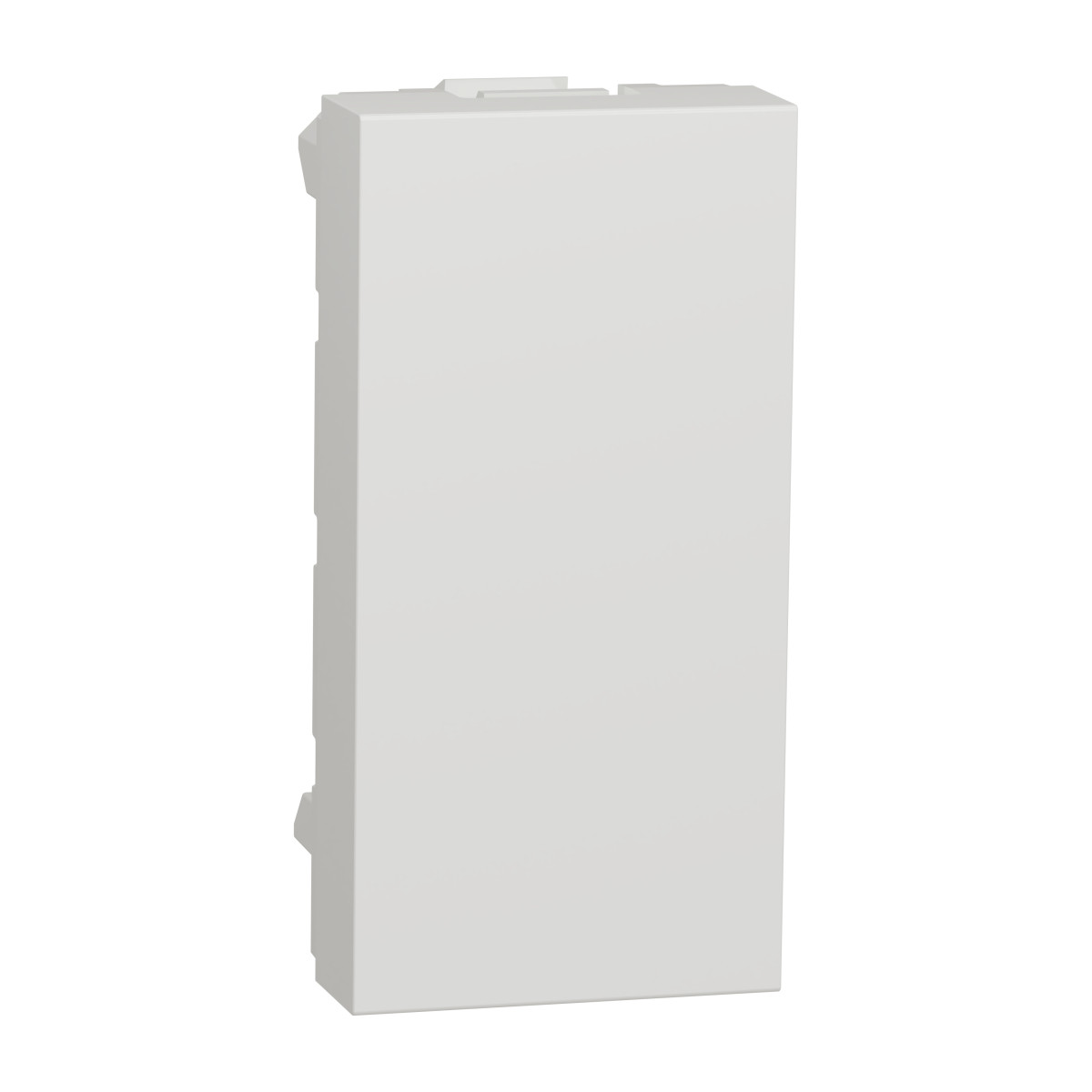 Заглушка 1 модуль білий - Зображення