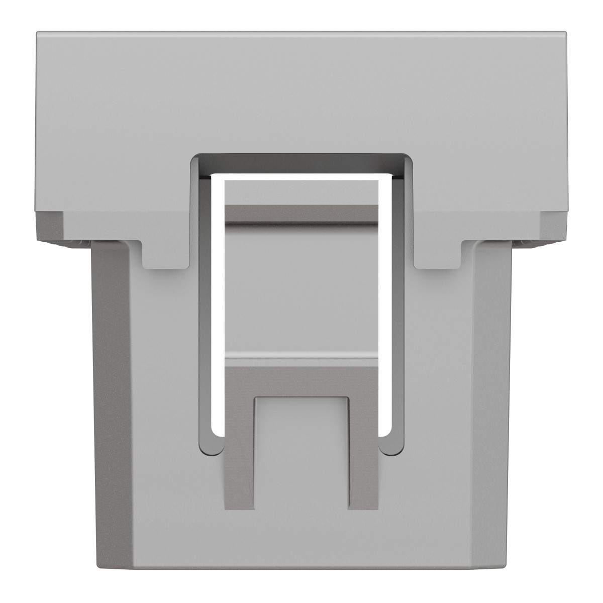 Заглушка 1 модуль алюміній - Зображення shnider_NU986530_IOP-bottom_WD19.jpg