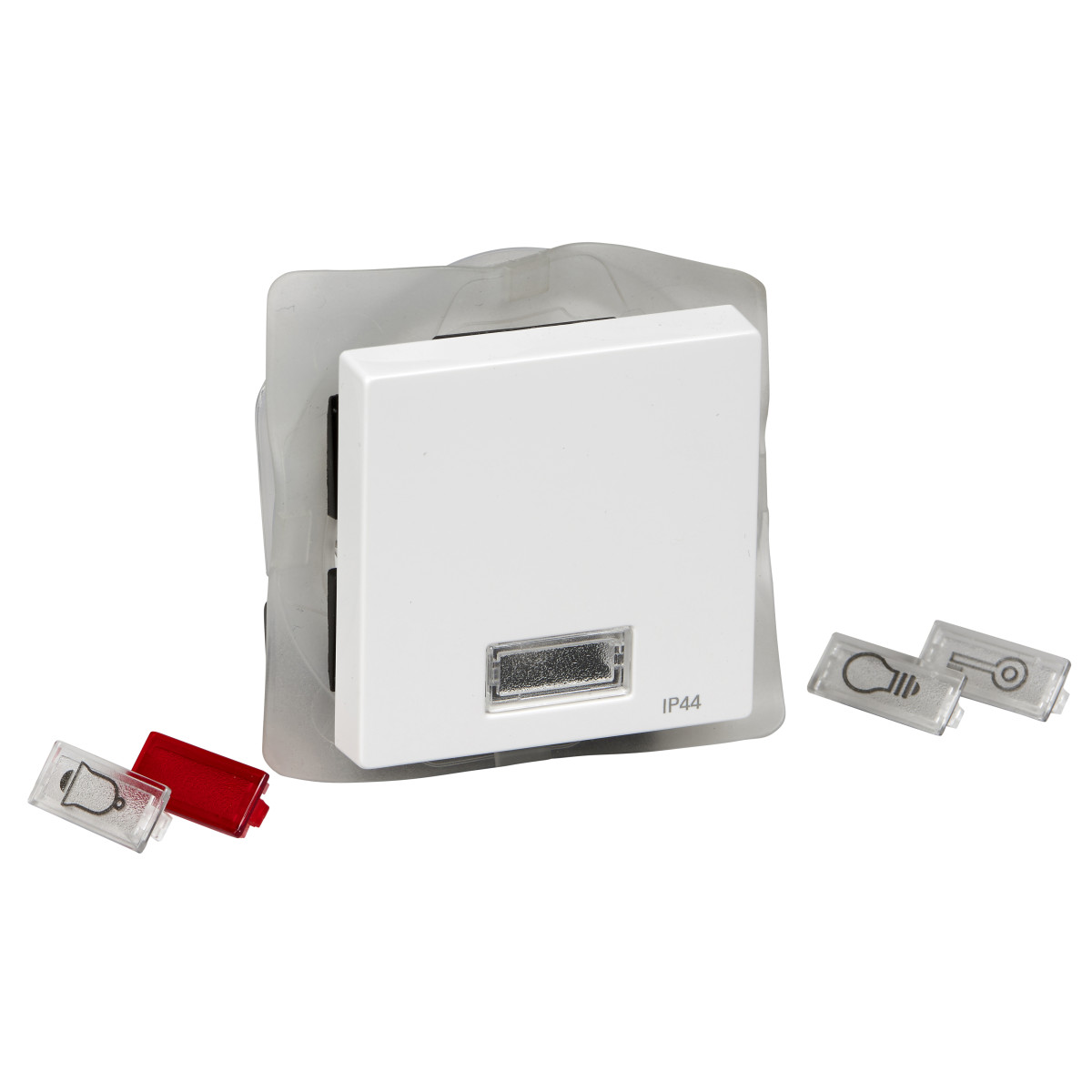 SM КЛАВІША,З ВІКОНЦ.Д-СИМВ.ІР44, АКТ-БІЛ - Зображення