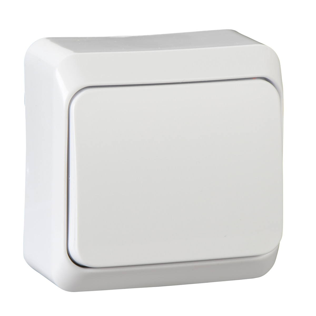 Prima, Вимикач 1-клавішний, 10AX, білий - Зображення shnider_ODAWDE001010.jpg