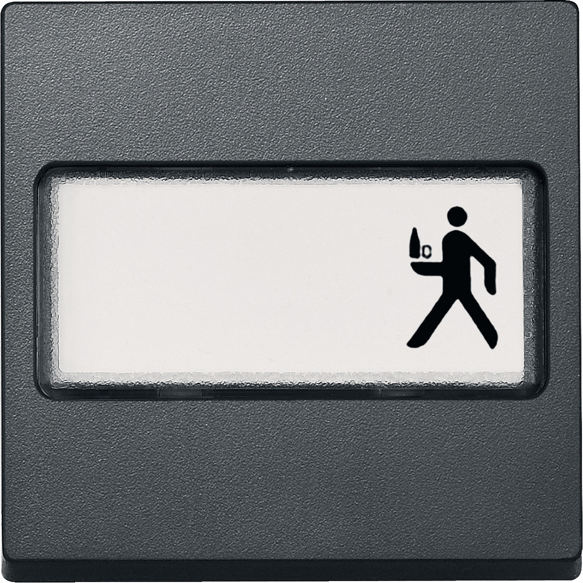 SM КЛАВІША,З ПОЛЕМ Д-НАПИСУ, АНТРАЦИТ - Зображення