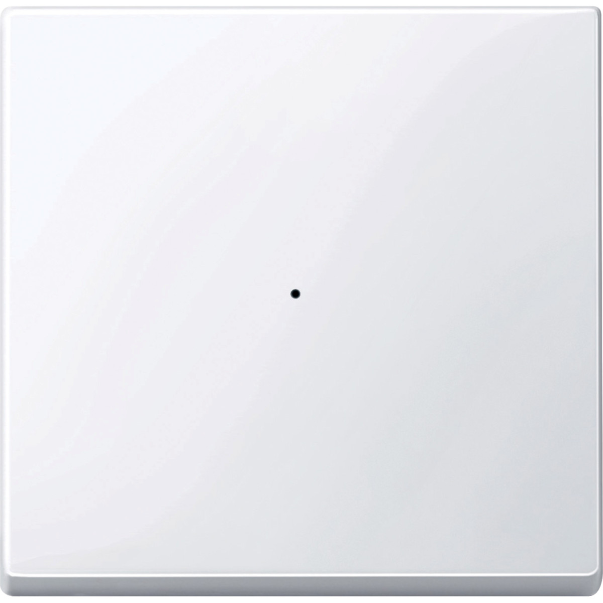 КЛАВІША ДЛЯ 1-КНОПКОВОГО ВИМИКАЧА, АКТИВНА БІЛА, ГЛЯНЦЕВА, SYSTEM M - Зображення