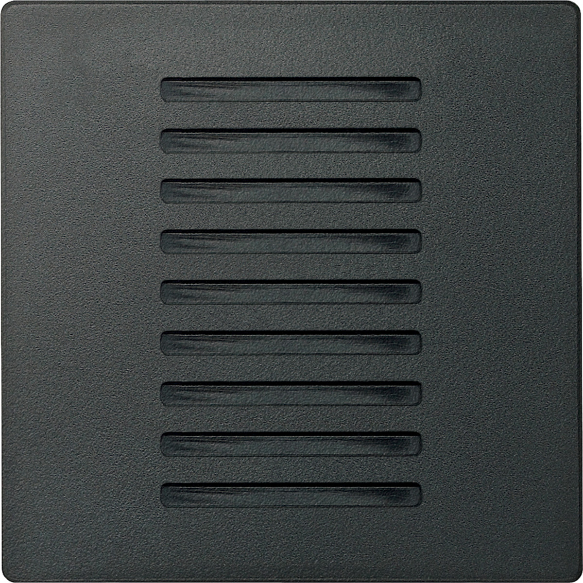 KNX ТЕРМОСТАТ БЕЗ ОРГАНІВ КЕРУВАННЯ, КІМНАТНИЙ, АНТРАЦИТ, SYSTEM M - Зображення