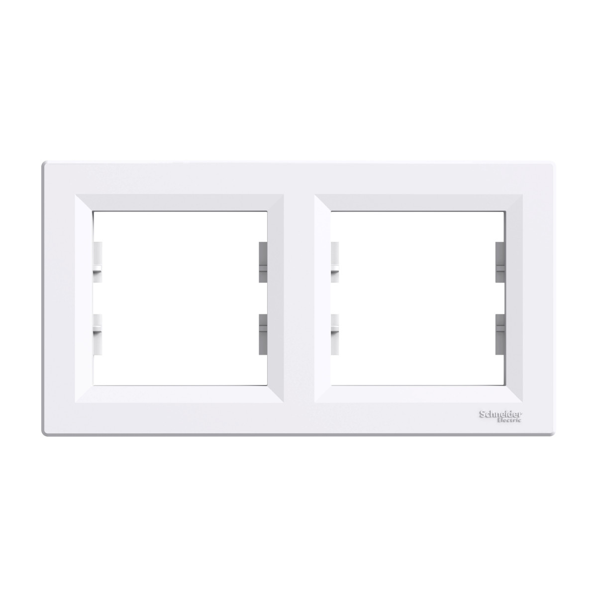 РАМКА ДВОМІСНА, ГОРИЗОНТАЛЬНА, БІЛА ASFORA - Зображення