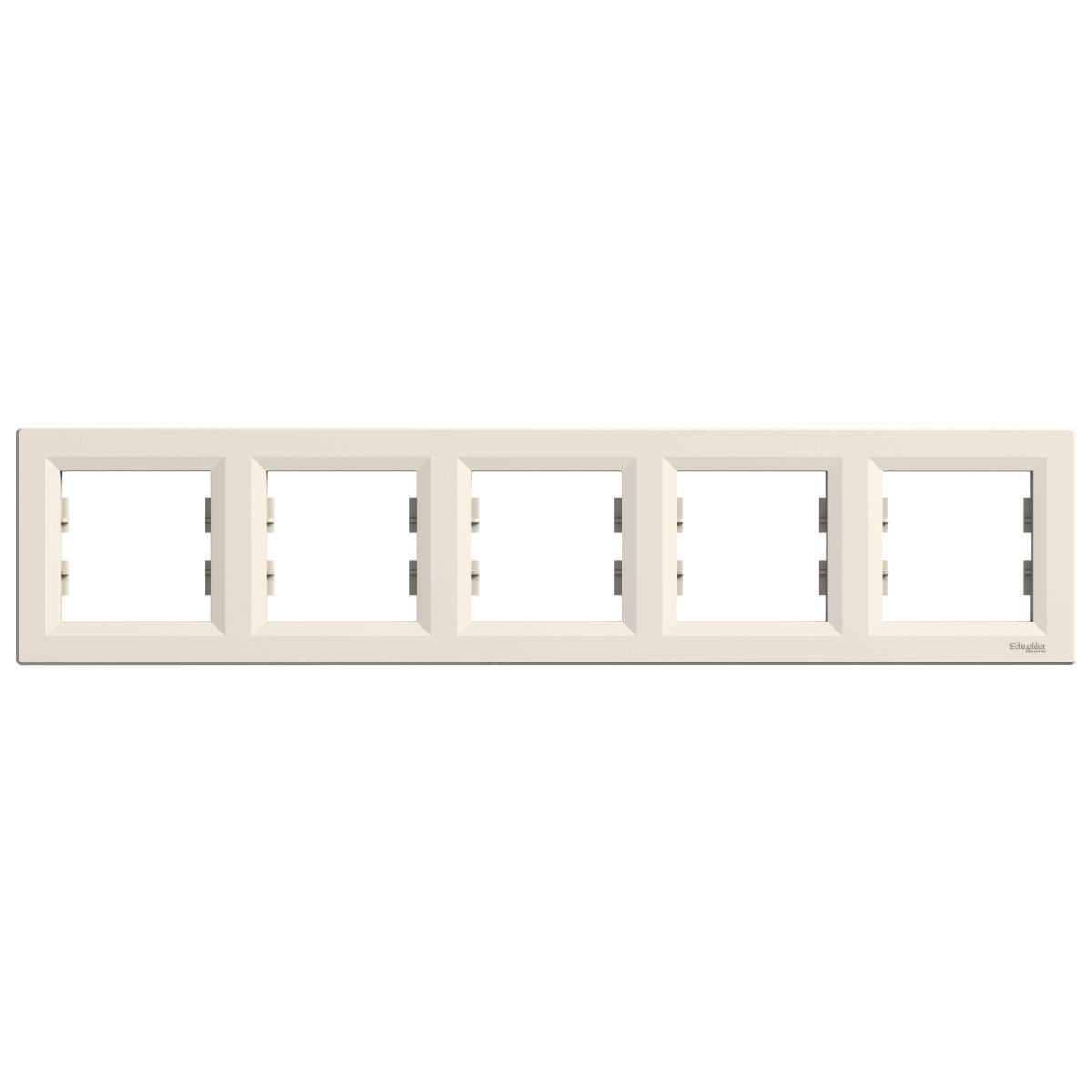 РАМКА П'ЯТИМІСНА ГОРИЗОНТАЛЬНА, КРЕМОВА ASFORA - Зображення