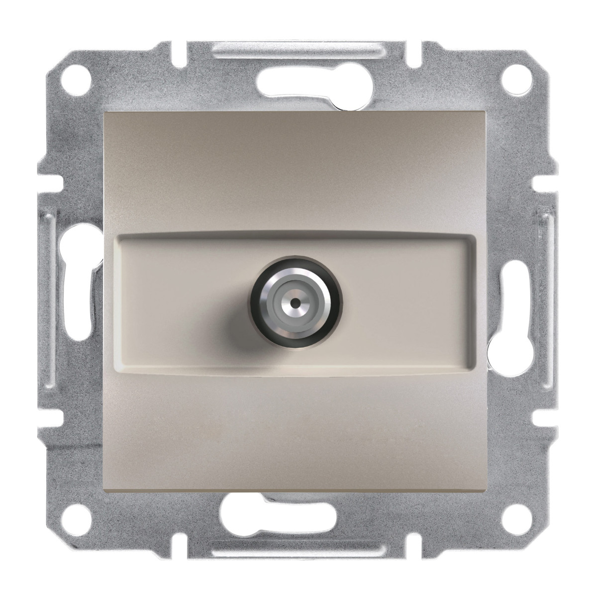 SAT РОЗЕТКА КІНЦЕВА ASFORA БРОНЗА - Зображення