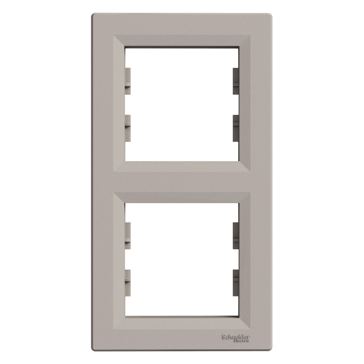 РАМКА ДВОМІСНА, ВЕРТИКАЛЬНА, ASFORA БРОНЗА - Зображення