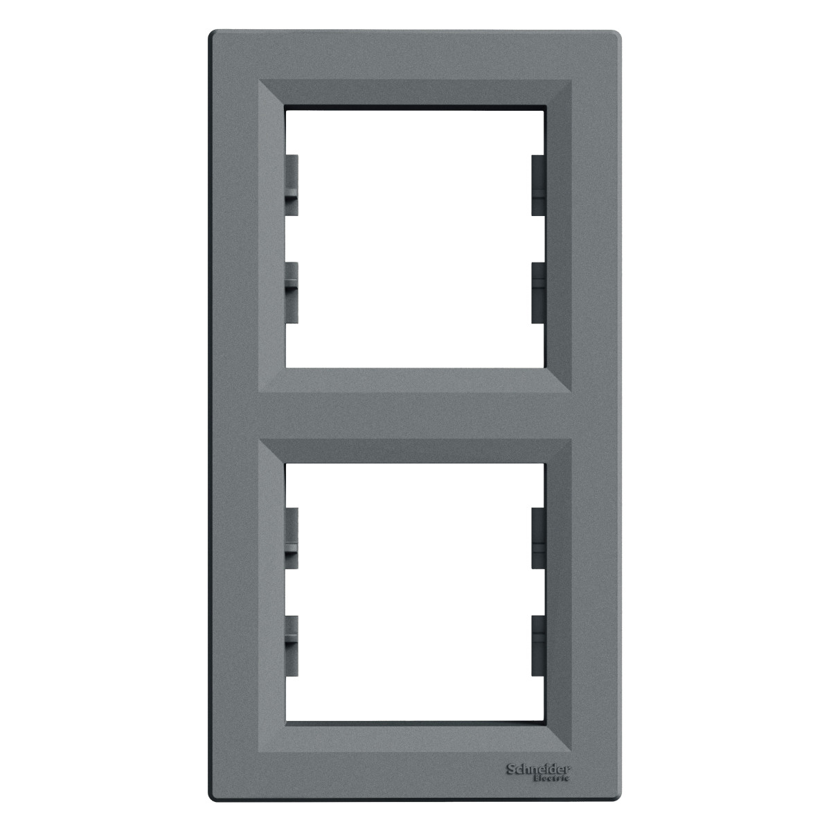 РАМКА ДВОМІСНА, ВЕРТИКАЛЬНА, ASFORA СТАЛЬ - Зображення