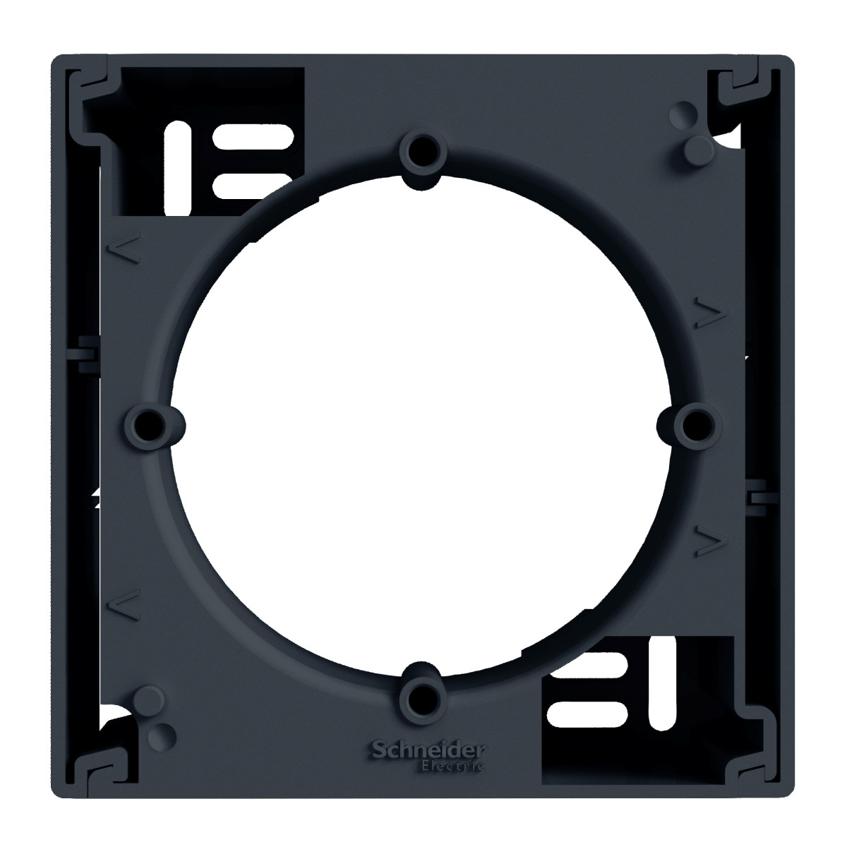 КОРОБКА ДЛЯ ЗОВНІШНЬОГО МОНТАЖУ АНТРАЦИТ ASFORA - Зображення