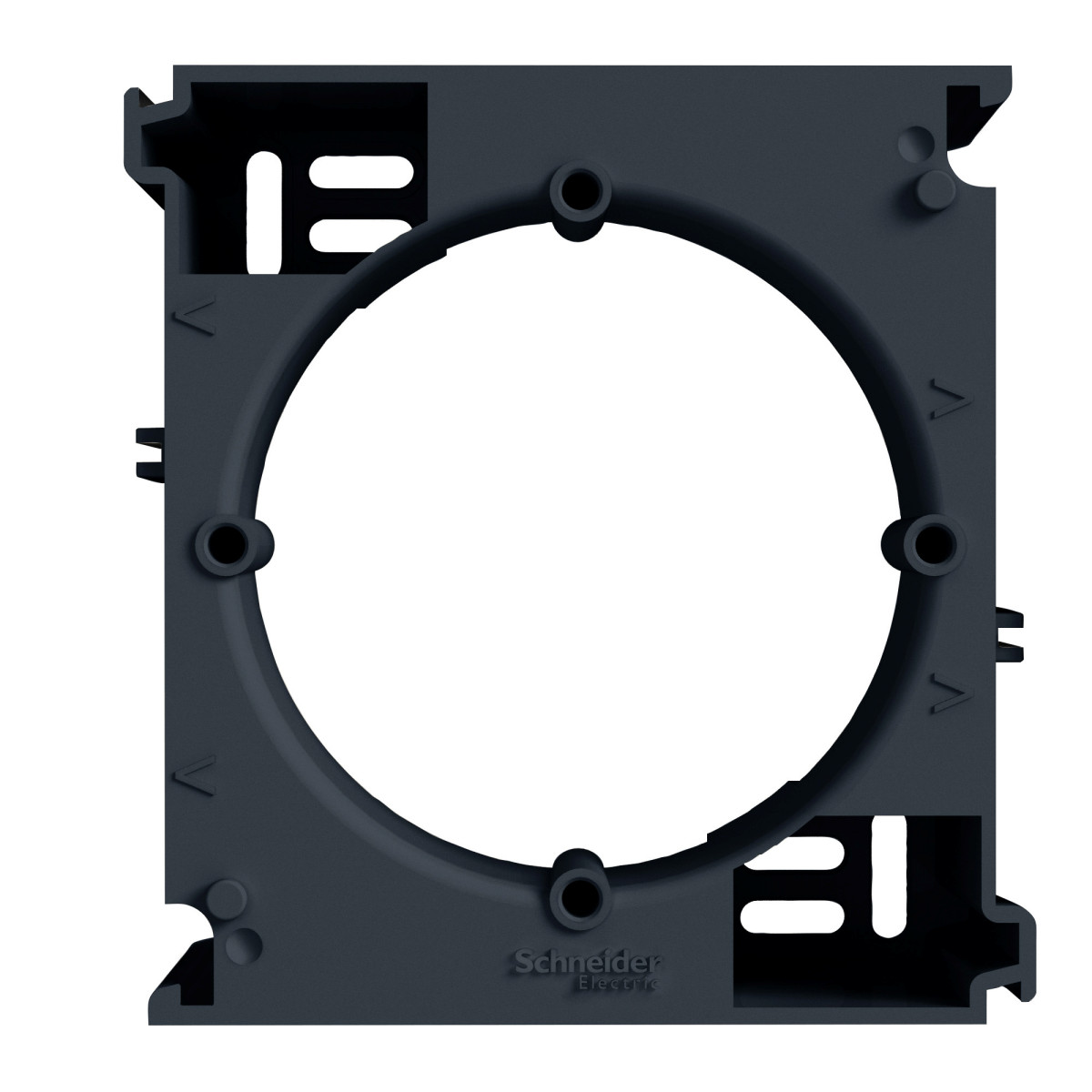 КОРОБКА ДЛЯ ЗОВНІШНЬОГО МОНТАЖУ НАБОРНА АНТРАЦИТ ASFORA - Зображення