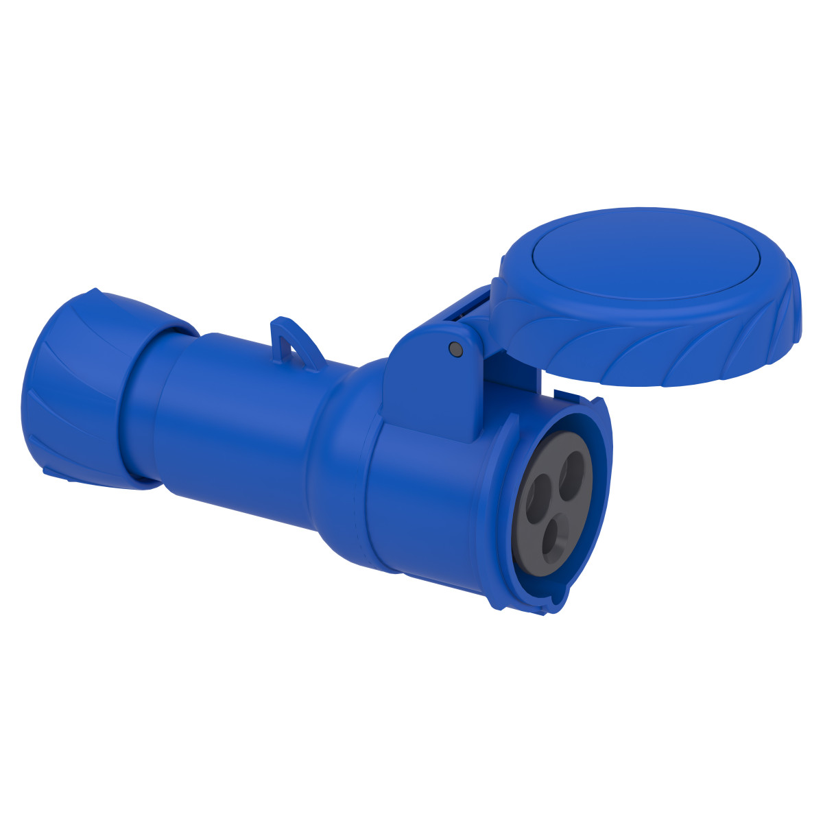 КАБ.РОЗЕТКА, ШВИД.16А 2P+E IP67 250В - Зображення