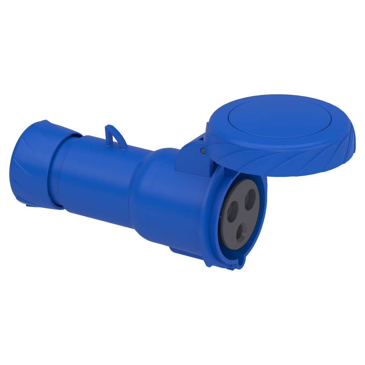 КАБ.РОЗЕТКА, ШВИД.32А 2P+E IP67 250В - Зображення shnider_PKY32M723_Image.jpg