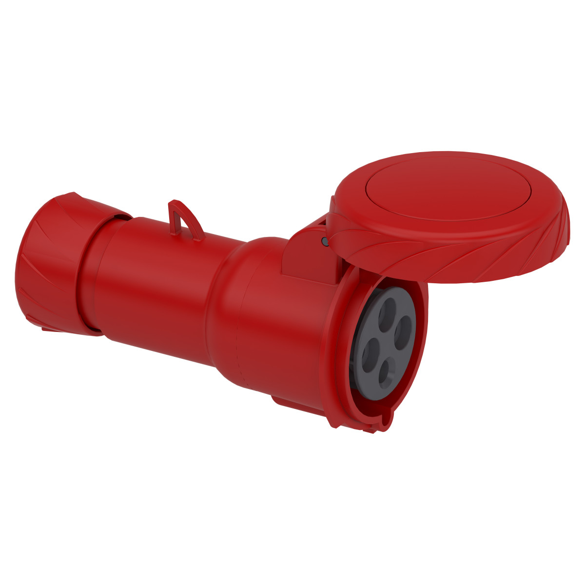 КАБ.РОЗЕТКА, ШВИД.32А 3P+E IP67 380В - Зображення