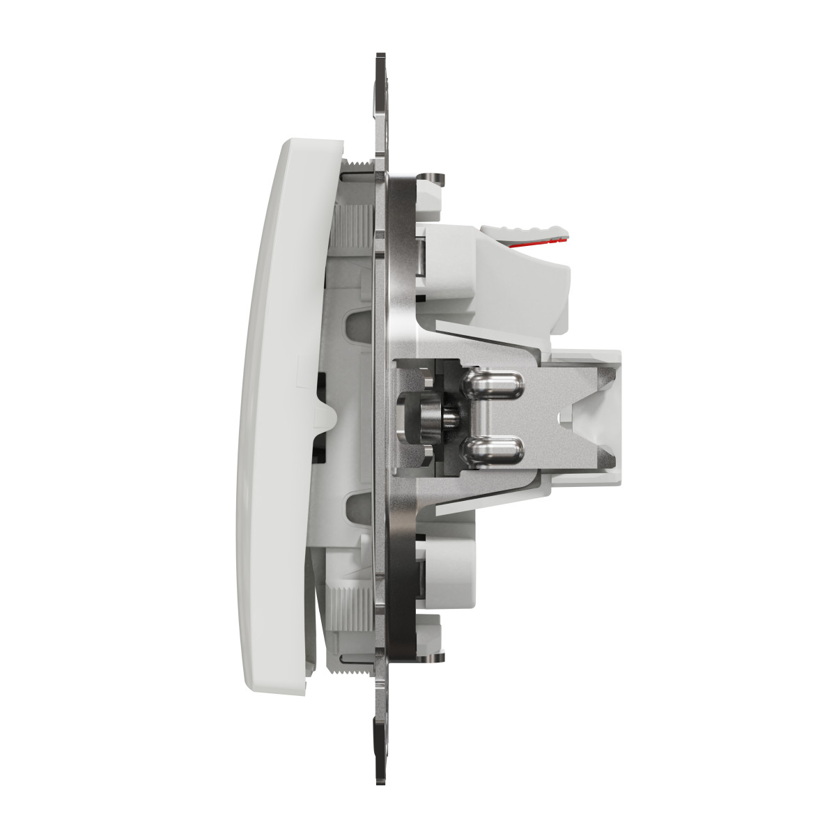 Кнопковий вимикач Sedna Design, білий - Зображення shnider_SDD111111_IOP-right_WD20.jpg