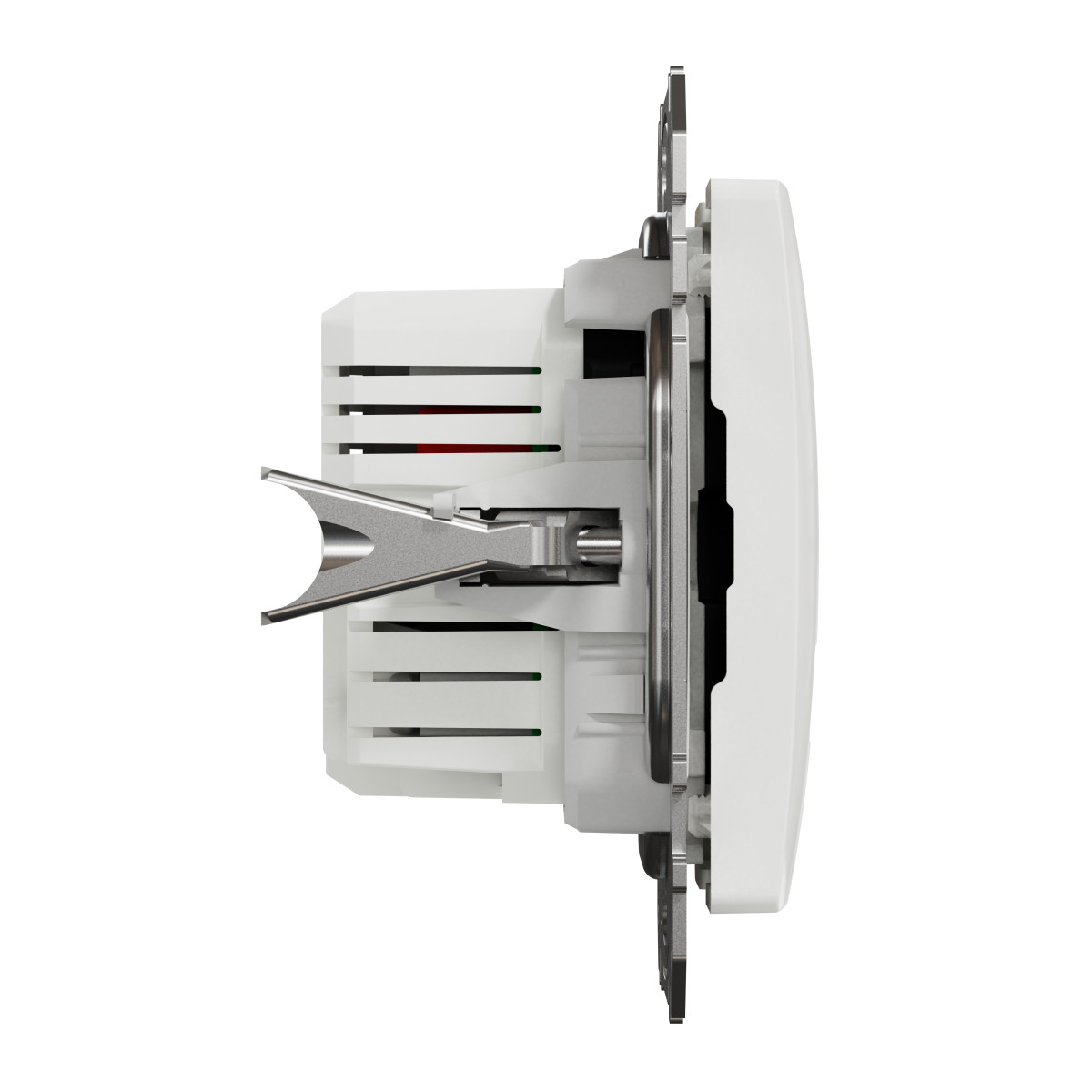 USB розетка тип A+A 2,1A Білий Sedna Design - Зображення shnider_SDD111401_IOP-L_WD20.jpg