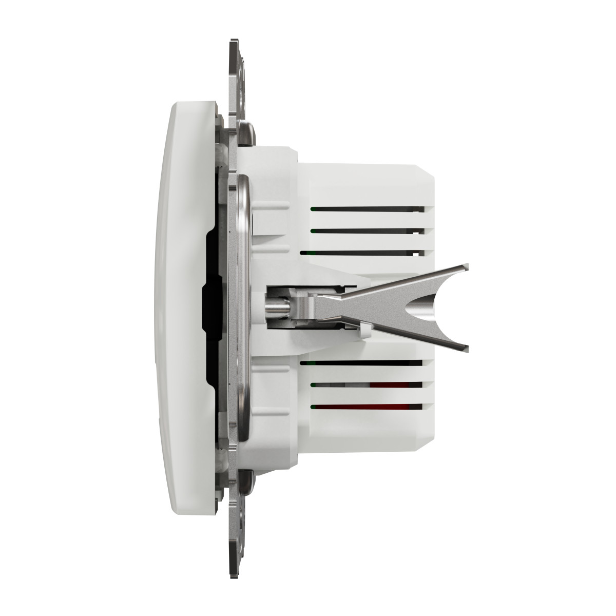 USB розетка тип A+A 2,1A Білий Sedna Design - Зображення shnider_SDD111401_IOP-R_WD20.jpg