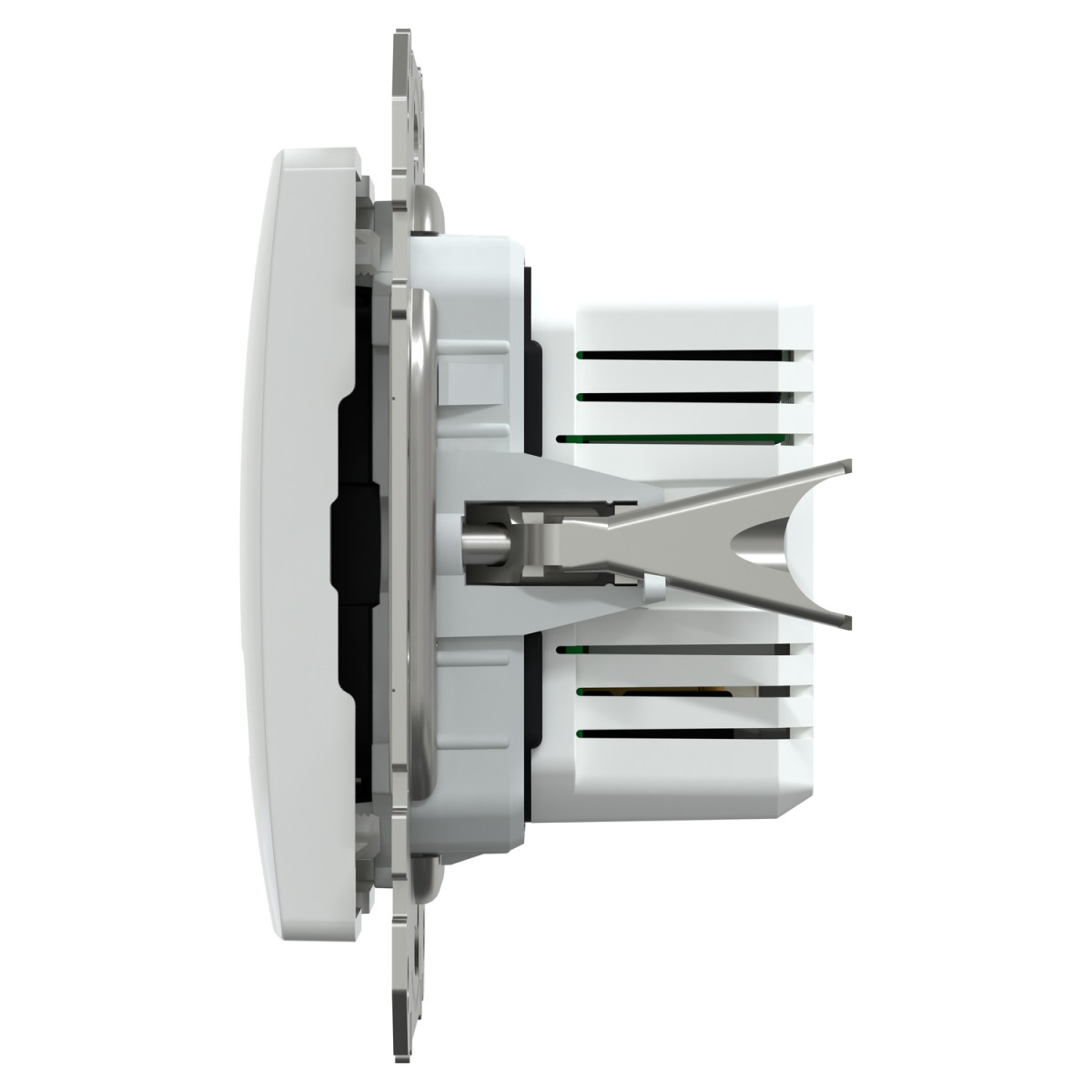 USB розетка, Sedna Design & Elements, тип A+C, 3 A, 21 Вт, білий - Зображення shnider_SDD111405_IOP-R_CL.jpg