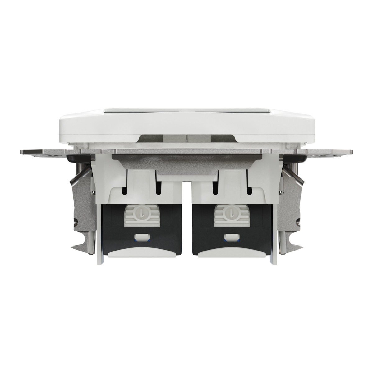 Data socket, Sedna Design & Elements, 2xRJ45 CAT6 UTP, PRO, white - Зображення shnider_SDD111462_IOP-bot_CL.jpg