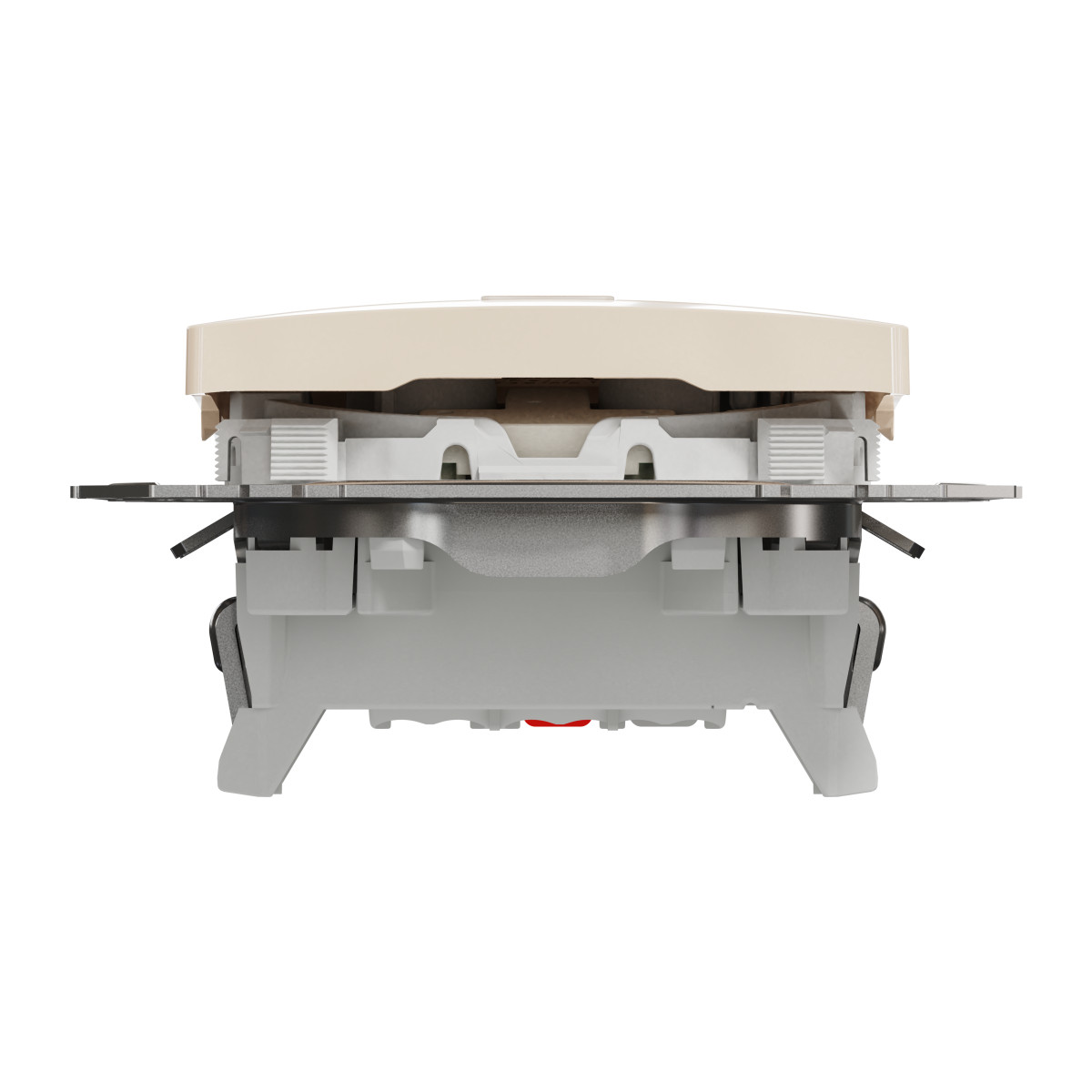 Одноклавішний вимикач з підсвіткою Бежевий Sedna Design - Зображення shnider_SDD112101L_IOP-bottom_WD20.jpg