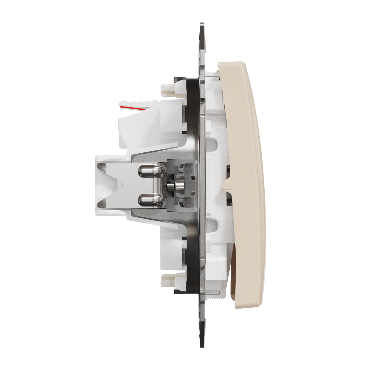 Двоклавішний вимикач з підсвіткою Бежевий Sedna Design - Зображення shnider_SDD112105L_IOP-L_WD.jpg