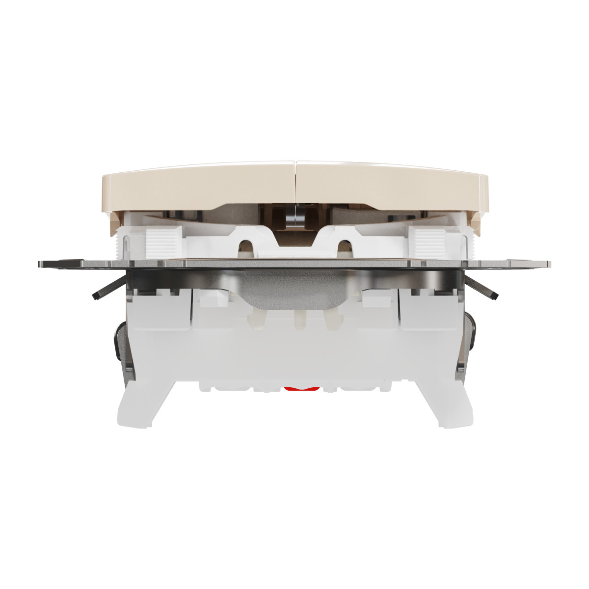 Двоклавішний вимикач з підсвіткою Бежевий Sedna Design - Зображення shnider_SDD112105L_IOP-bot_WD.jpg