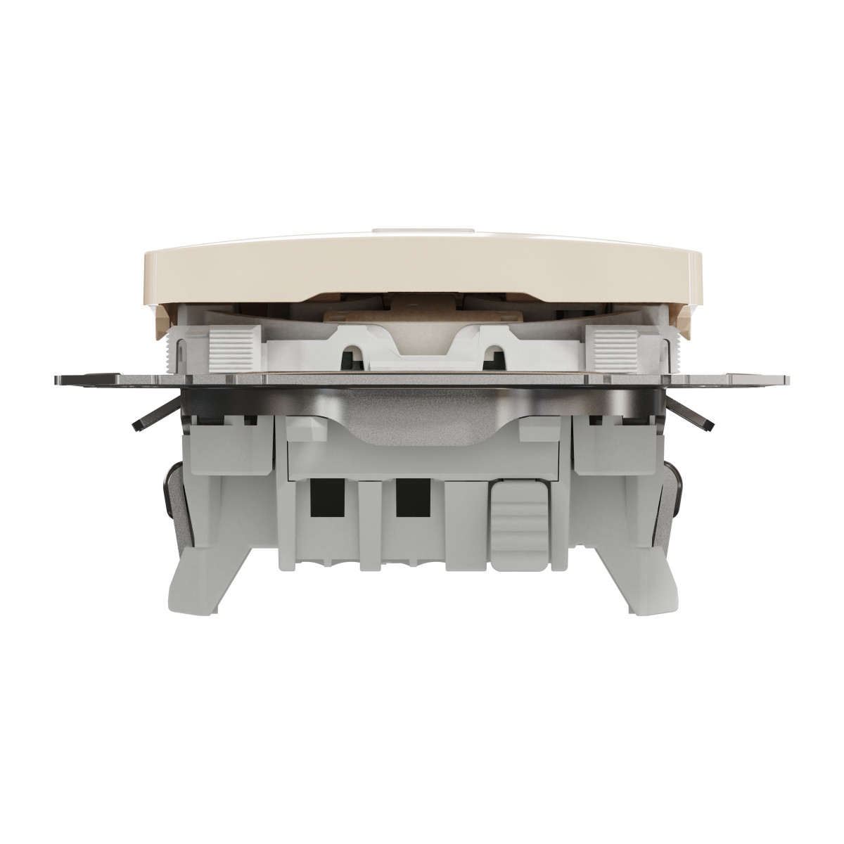 Одноклавішний перемикач з підсвіткою Бежевий Sedna Design - Зображення shnider_SDD112106L_IOP-bottom_WD20.jpg