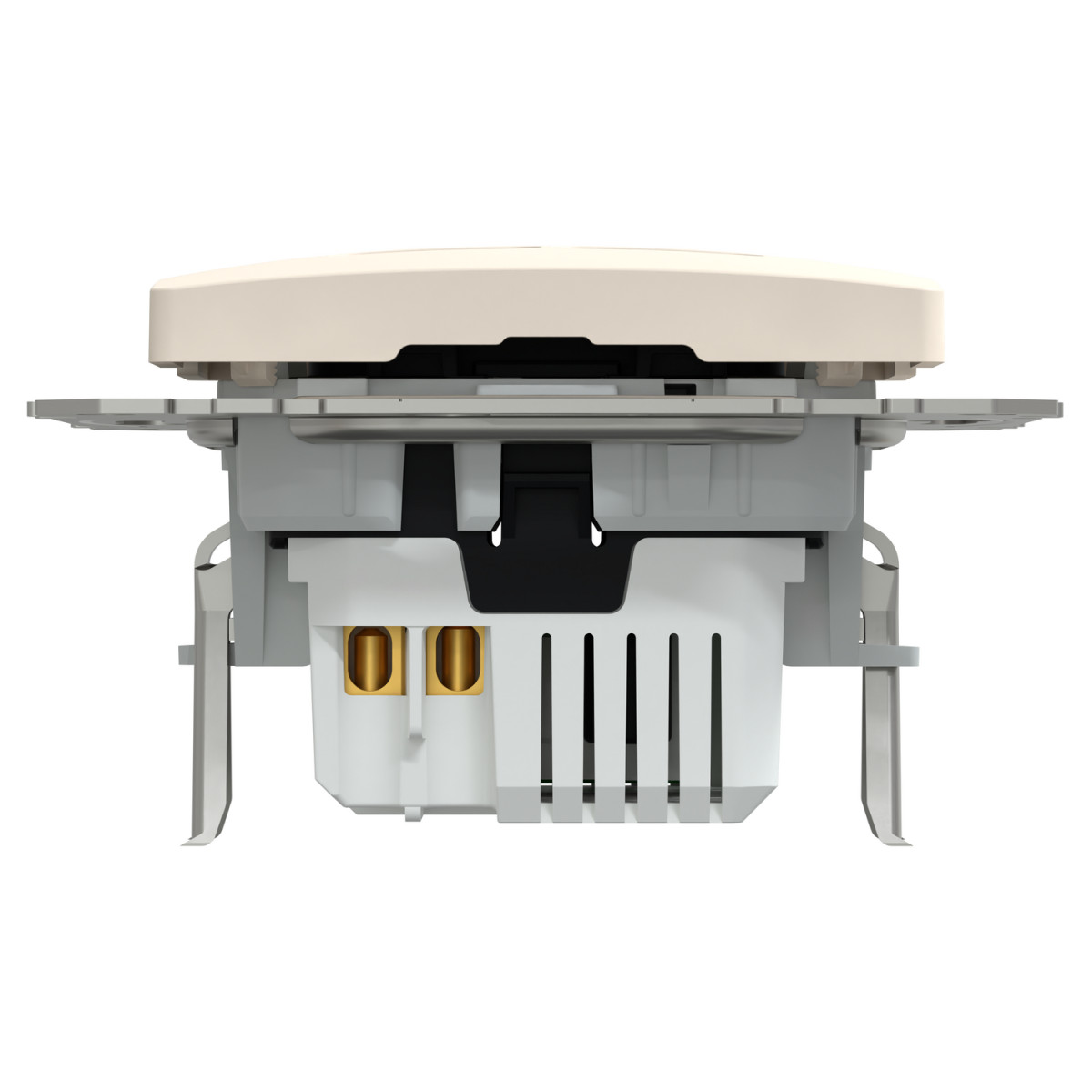 USB розетка, Sedna Design & Elements, тип A+C, 3 A, 21 Вт, бежевий - Зображення shnider_SDD112405_IOP-bot_CL.jpg