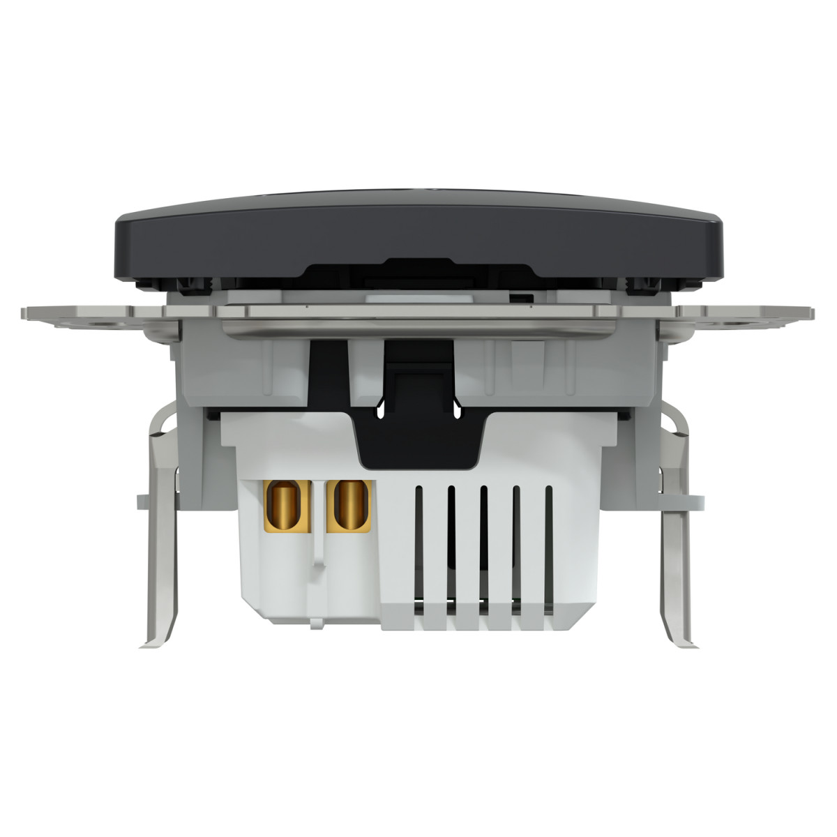 USB розетка, Sedna Design & Elements, тип A+C, 3 A, 21 Вт, чорний - Зображення shnider_SDD114405_IOP-bot_CL.jpg