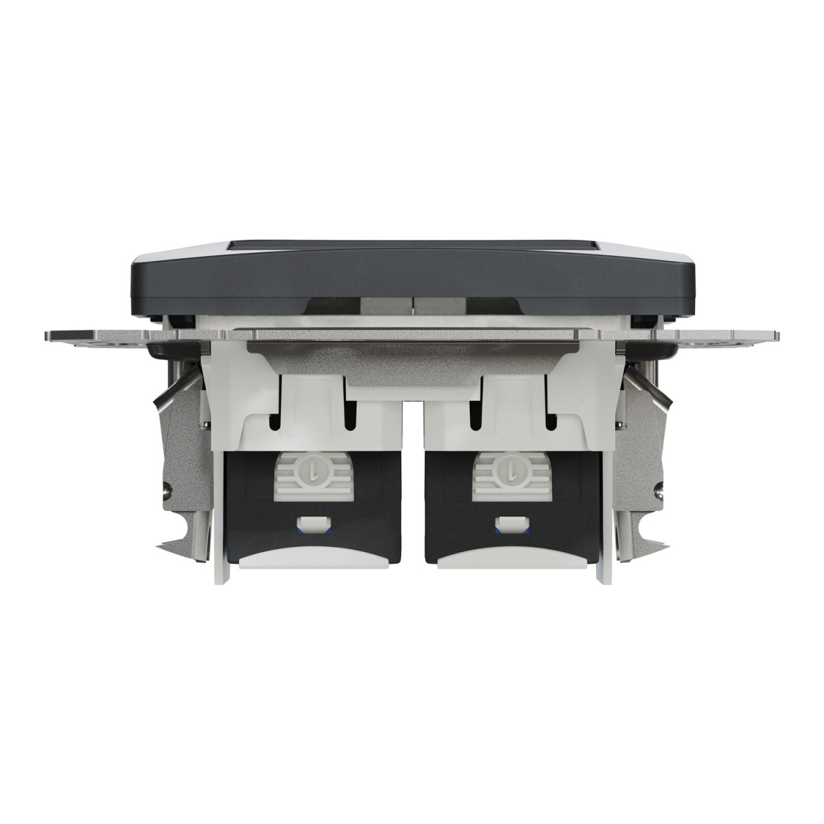 Data socket, Sedna Design & Elements, 2xRJ45 CAT6 UTP, PRO, anthracite - Зображення shnider_SDD114462_IOP-bot_CL.jpg