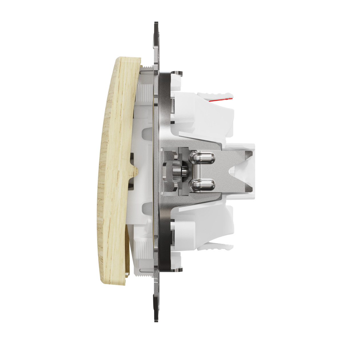 Одноклавішний перемикач Береза Sedna Elements - Зображення shnider_SDD180106_IOP-R_WD.jpg
