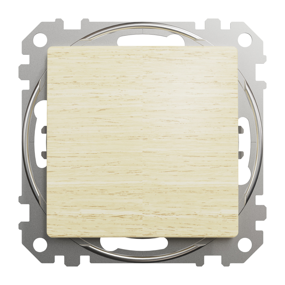 Одноклавішний перемикач Береза Sedna Elements - Зображення shnider_SDD180106_IOP-front_WD.jpg