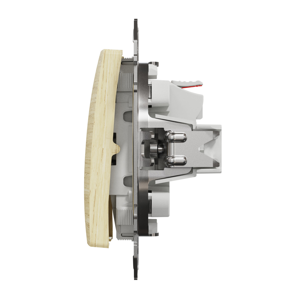 Кнопковий вимикач 10 А, Береза Sedna Elements - Зображення shnider_SDD180111_IOP-R_WD20.jpg