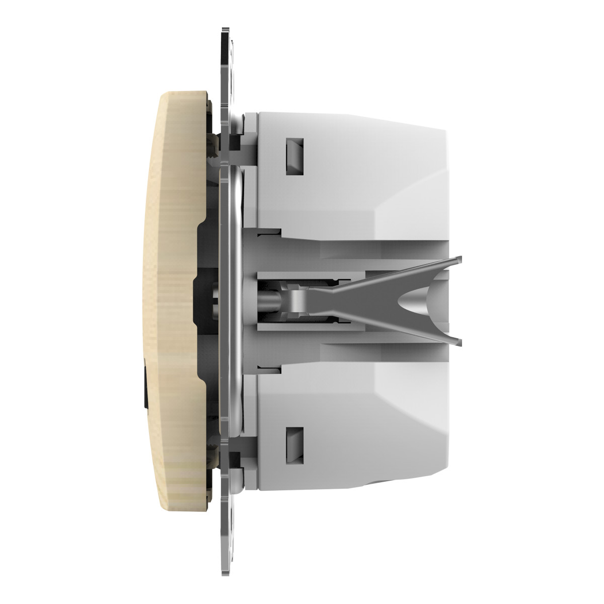USB розетка A+C, 3 A, 45 Вт, Береза Sedna Elements - Зображення shnider_SDD180404_IOP_Right_CL.jpg